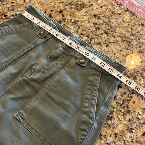 Dear John size 26 olive army green mini skirt - Picture 3 of 5